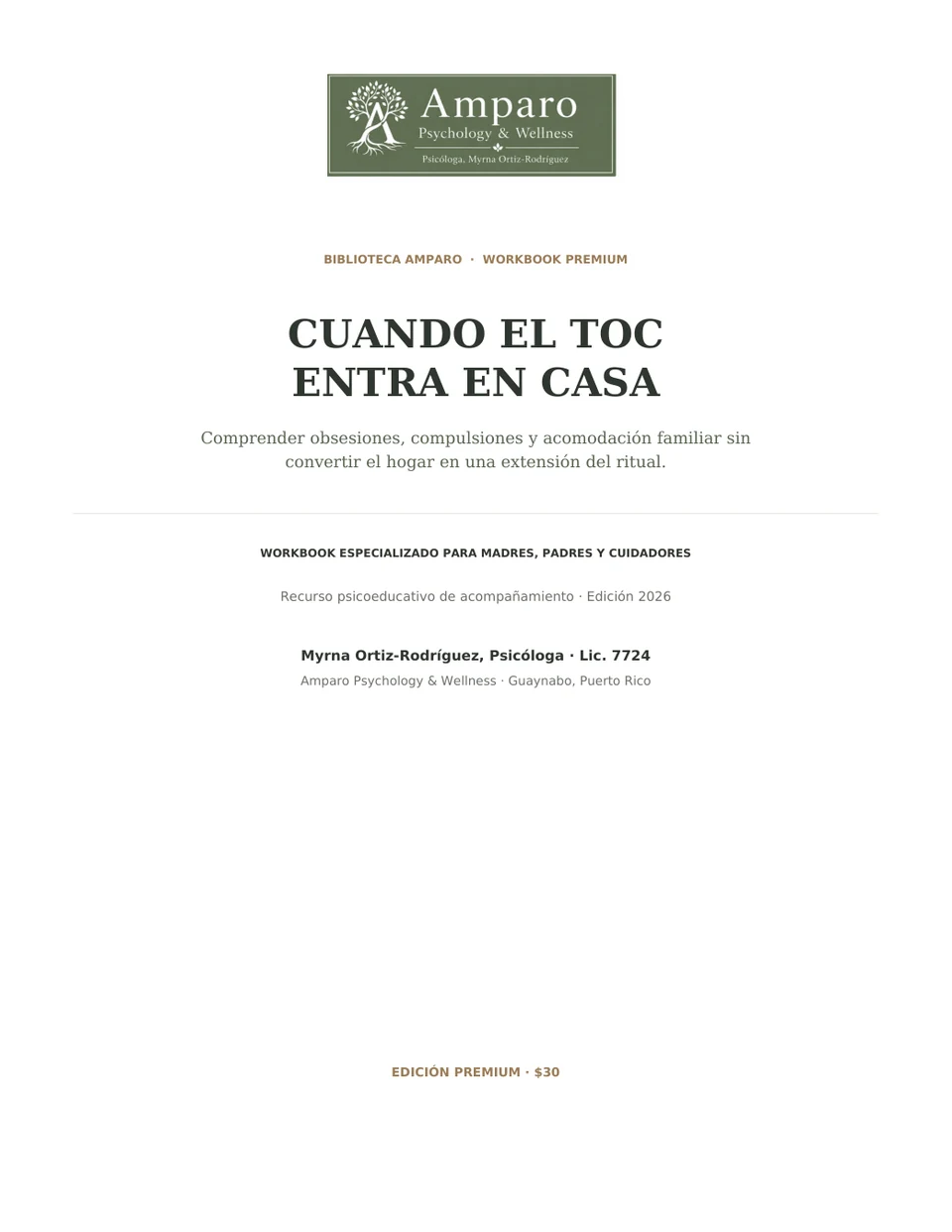 Portada de Cuando el TOC entra en casa