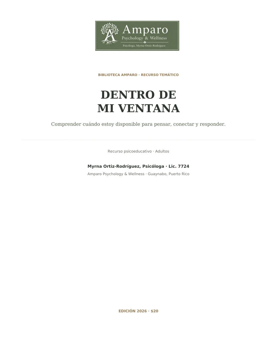 Portada de Dentro de mi ventana