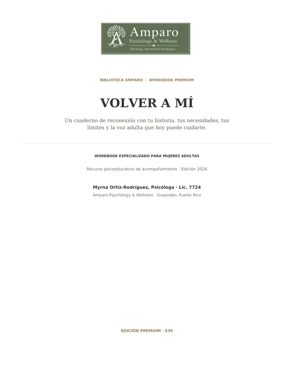 Portada de Volver a mí