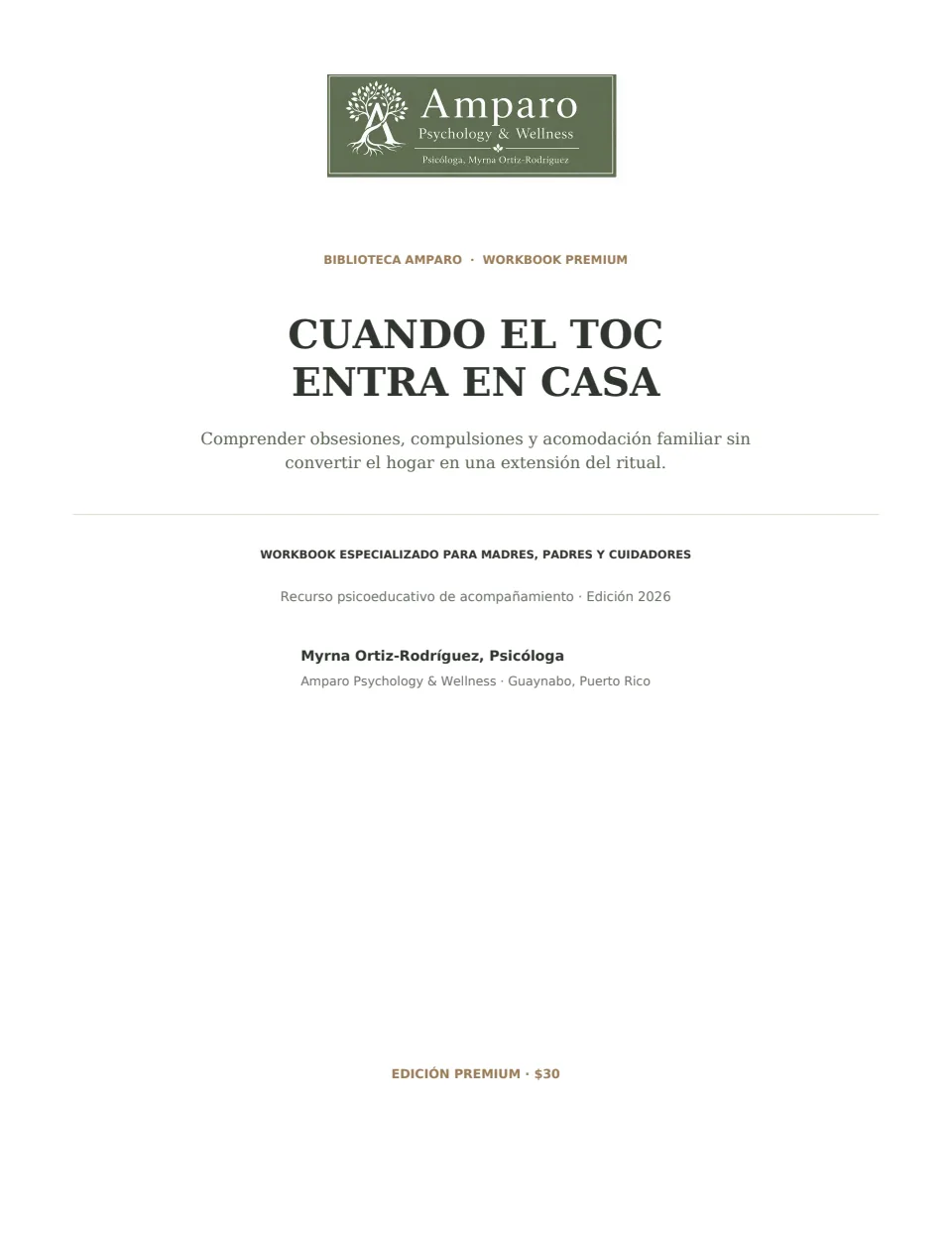 Portada de Cuando el TOC entra en casa