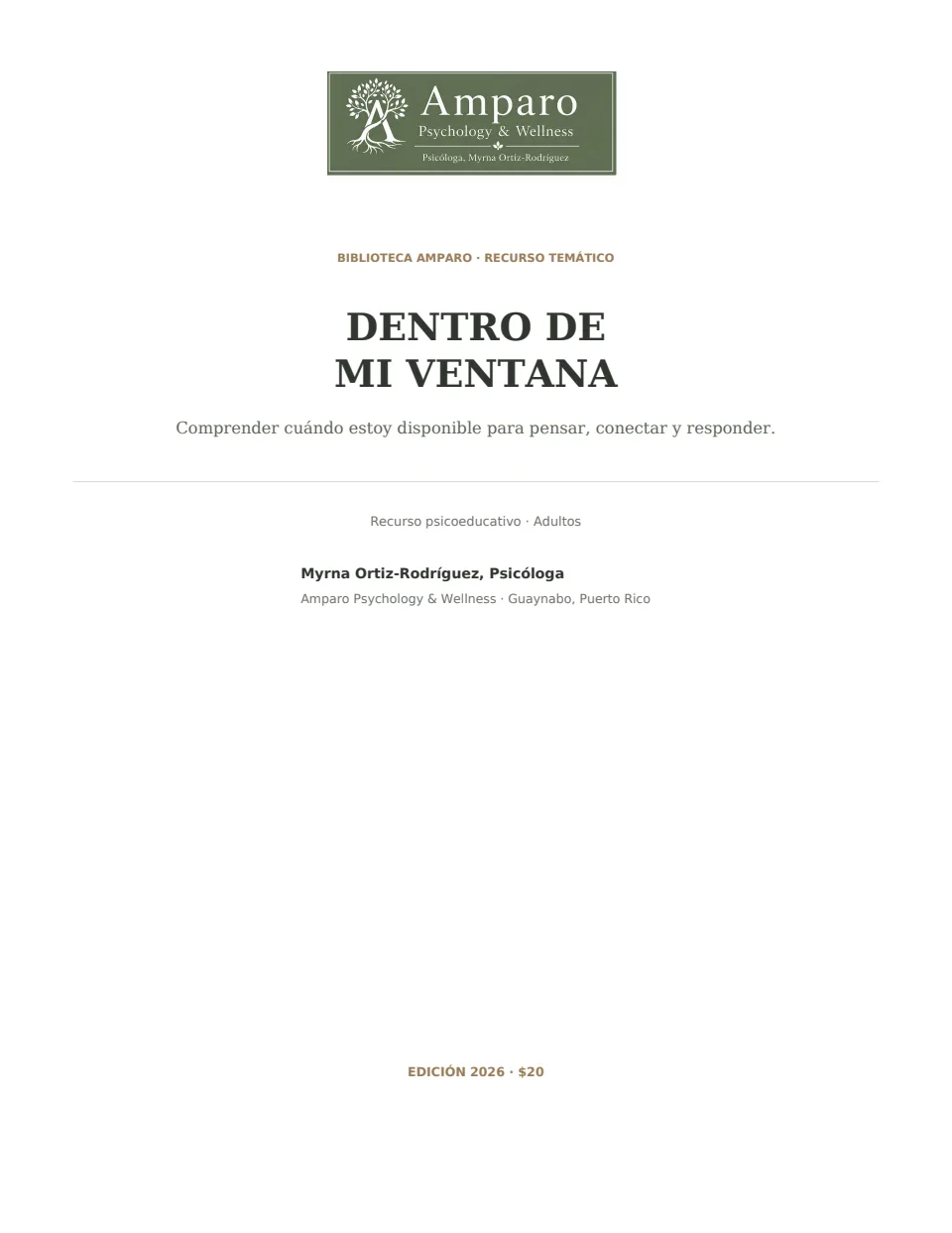Portada de Dentro de mi ventana