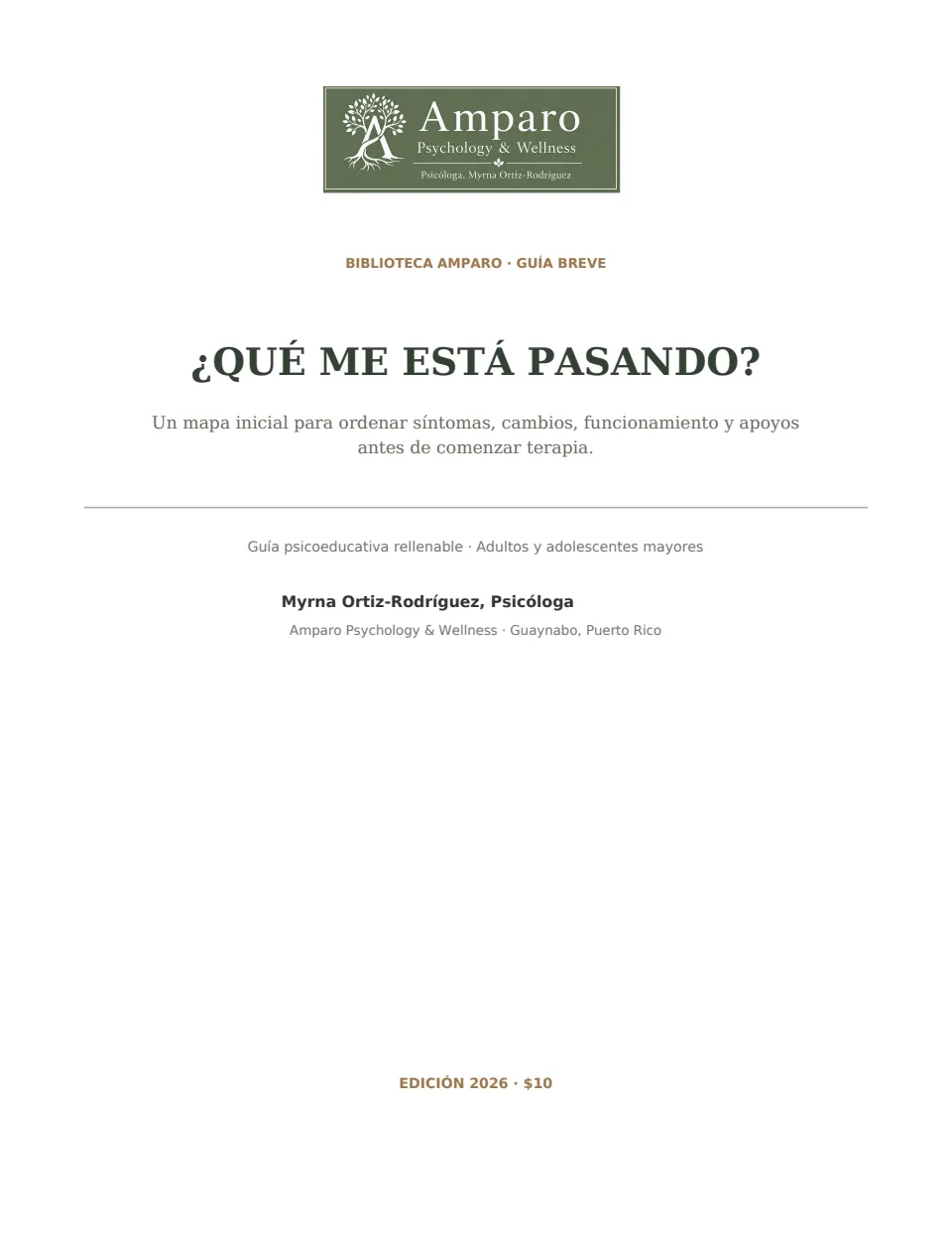 Portada de ¿Qué me está pasando?