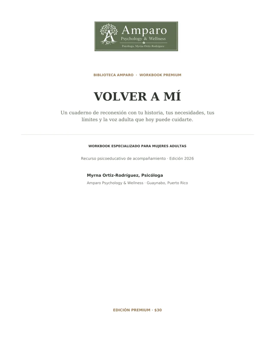 Portada de Volver a mí